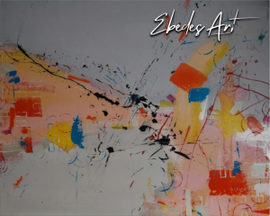 Carpe Diem No3 Abstract Acrylic Painting