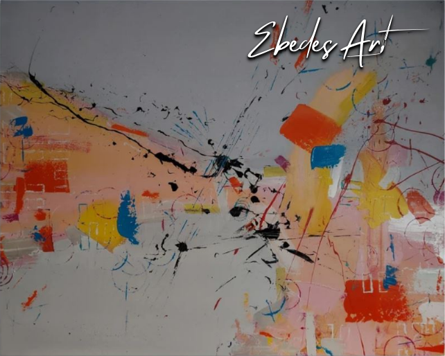 Carpe Diem No3 Abstract Acrylic Painting