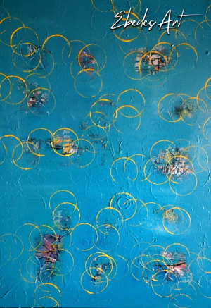 Dance with Me No2 Abstract Acrylic Painting