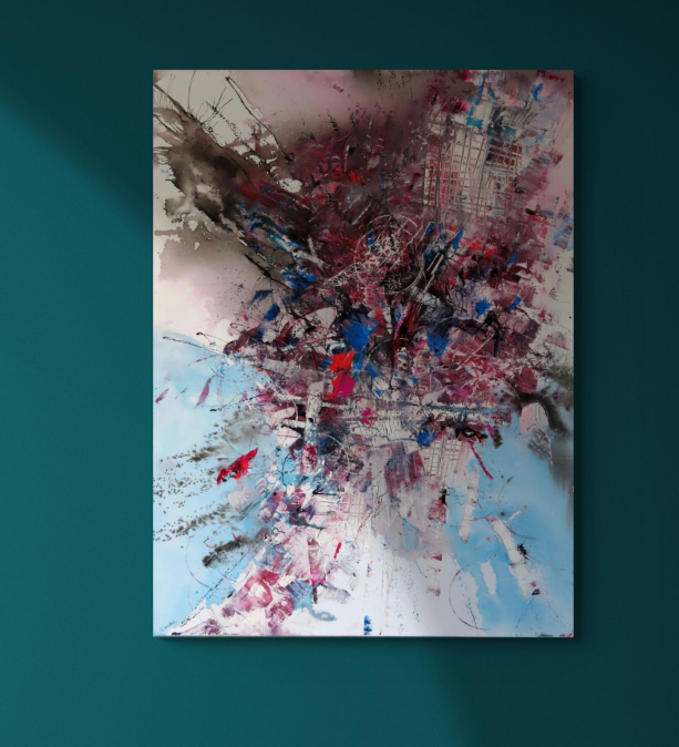 Abstract Acrylic Painting