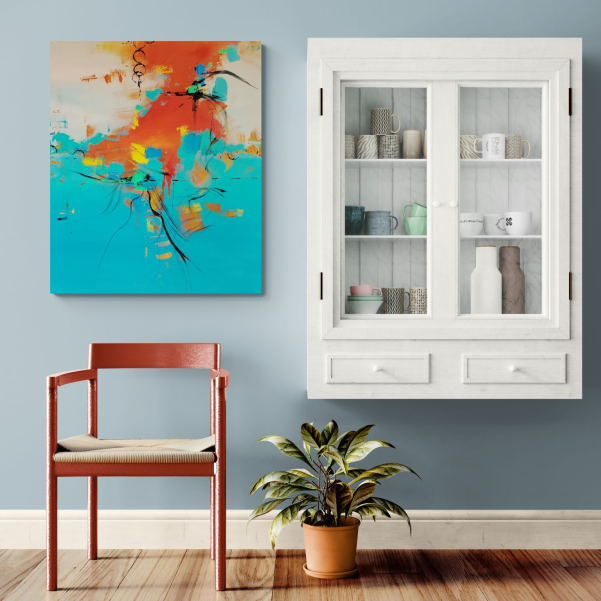 Original Abstract Acrylic Painting