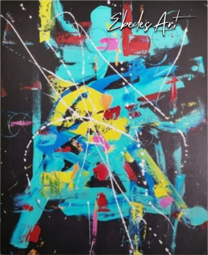 Happy Chokka 2 Acrylic Painting