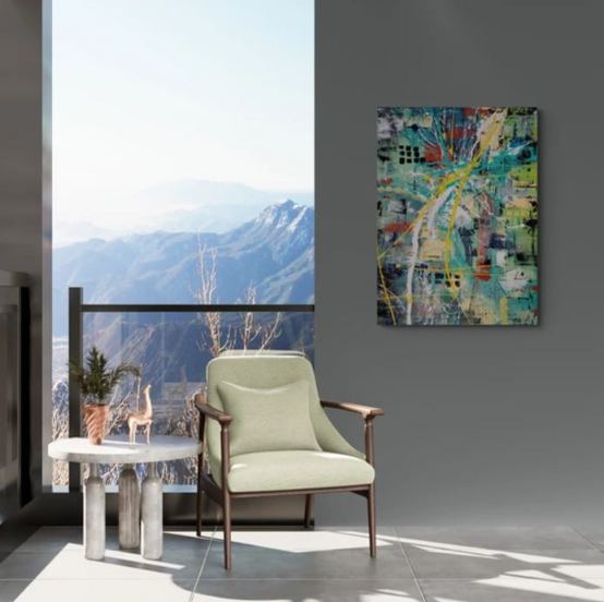 Original Abstract Acrylic Painting