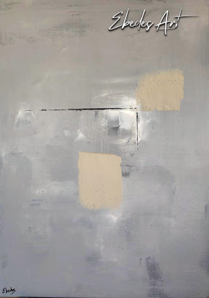 EbedesArt - Cemented in Faith No 4 - Acrylic Painting