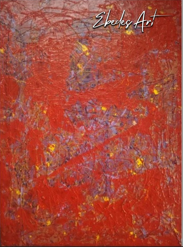 EbedesArt - Layer Cake Original Painting