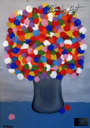 Lollipop Flowers by South African Artist