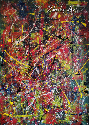 Original Abstract Acrylic Painting