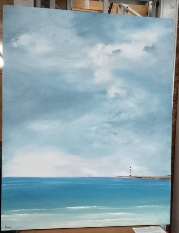 The Lighthouse No.5 - Oil Painting - Image 2