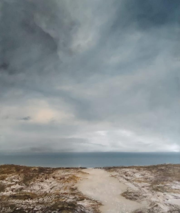 Voetpaadjie, Leave Your Slops Behind-Oil Painting - Image 3