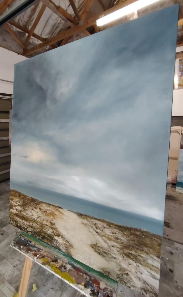 Voetpaadjie, Leave Your Slops Behind-Oil Painting - Image 4